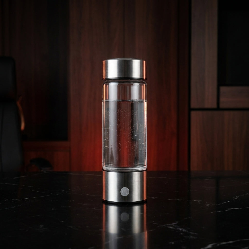 HydraH2™: Botella Generadora de Agua Rica en Hidrógeno — Ritual de Hidratación del CEO