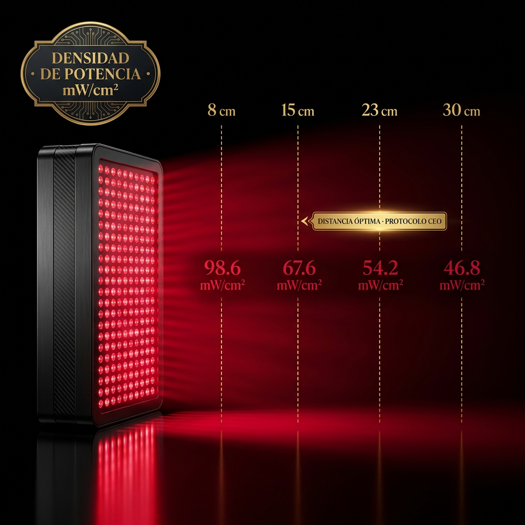 Panel de Terapia Luz Roja — 660nm + 850nm