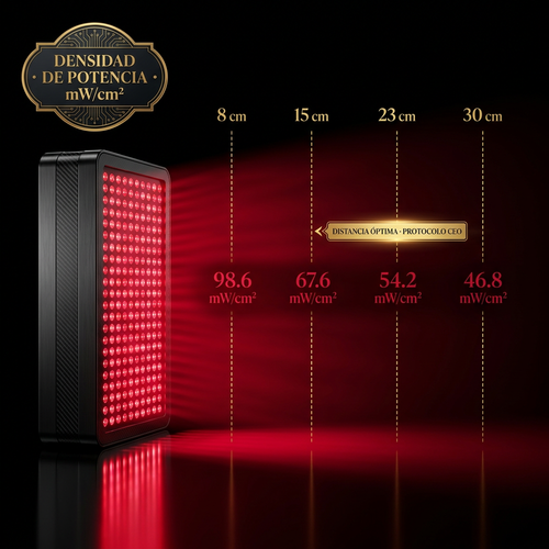 Panel de Terapia Luz Roja — 660nm + 850nm